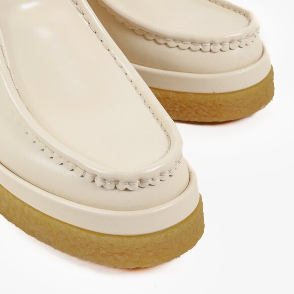 Chloe Beige Jamie Sock Boots - Picture 6 of 9